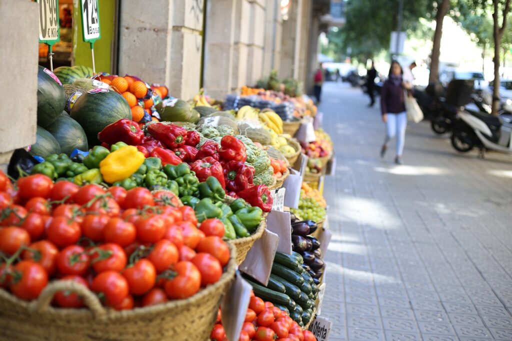 裸買在地有機蔬果也是綠色飲食的一種